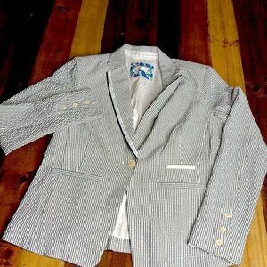 ECRU  STRIPE JACKET SZ S